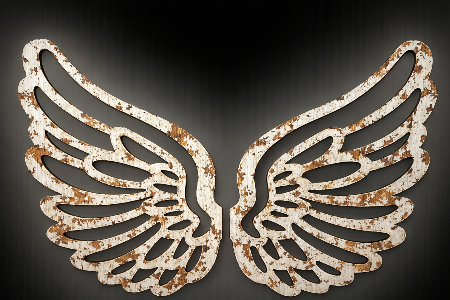 Angel Wings ONLY 6 sizes available # 025 Wood Laser Blank | DIY Craft Cutout | Paint-Ready