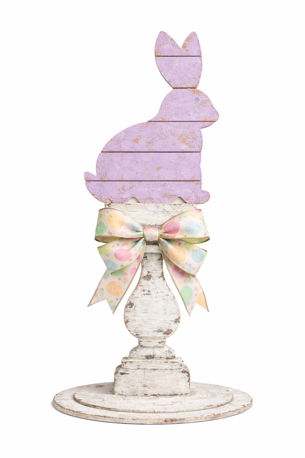 candle stick interchangeable bunnies shiplap # 041 candle stick ( Sold Separately ) Wood Laser Blank | DIY Craft Cutout | Paint-Ready