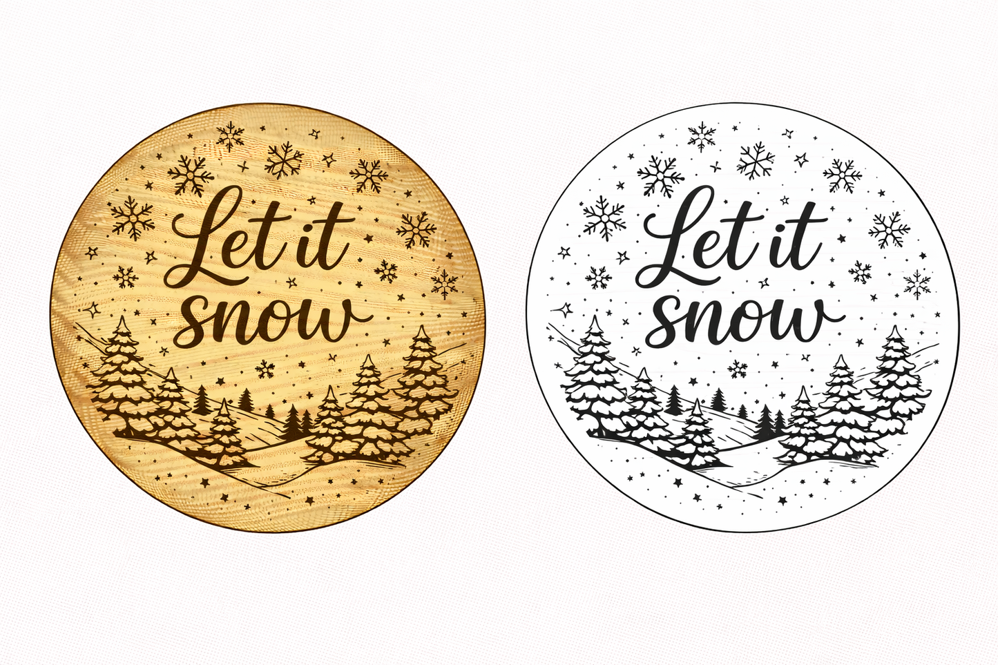 Interchangeable circle insert #032 candle stick and frame ( Sold Separately ) Wood Laser Blank | DIY Craft Cutout | Paint-Ready