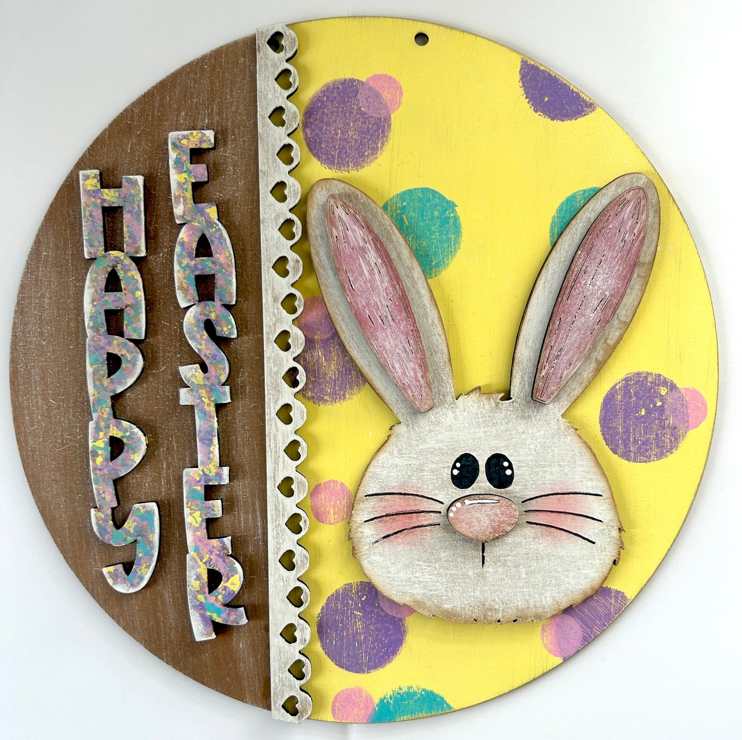 DIGITAL Easter Bunny # 9000 Door Hanger 10 inch Wood Laser Blank | DIY Craft Cutout | Paint-Ready (Copy)