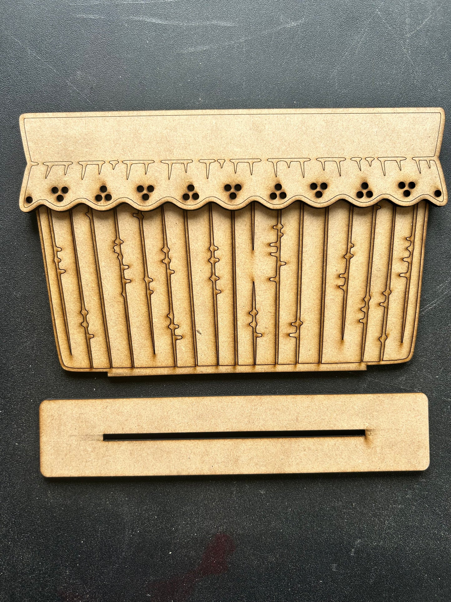 Bread Basket BASE INTERCHANGEABLE # 1140 Wood Laser Blank | DIY Craft Cutout | Paint-Ready