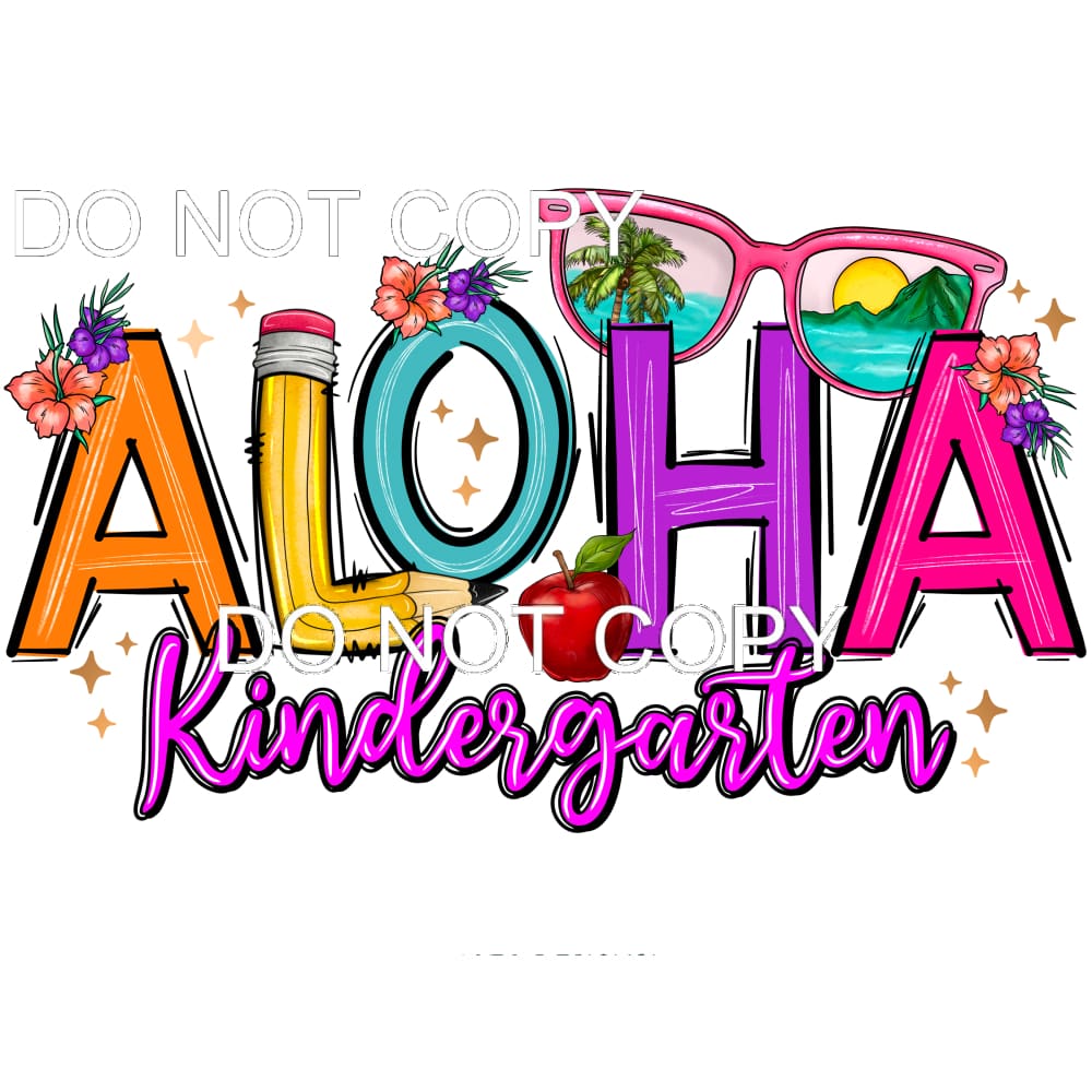 Aloha Kindergarten #11532 Sublimation transfers - Heat