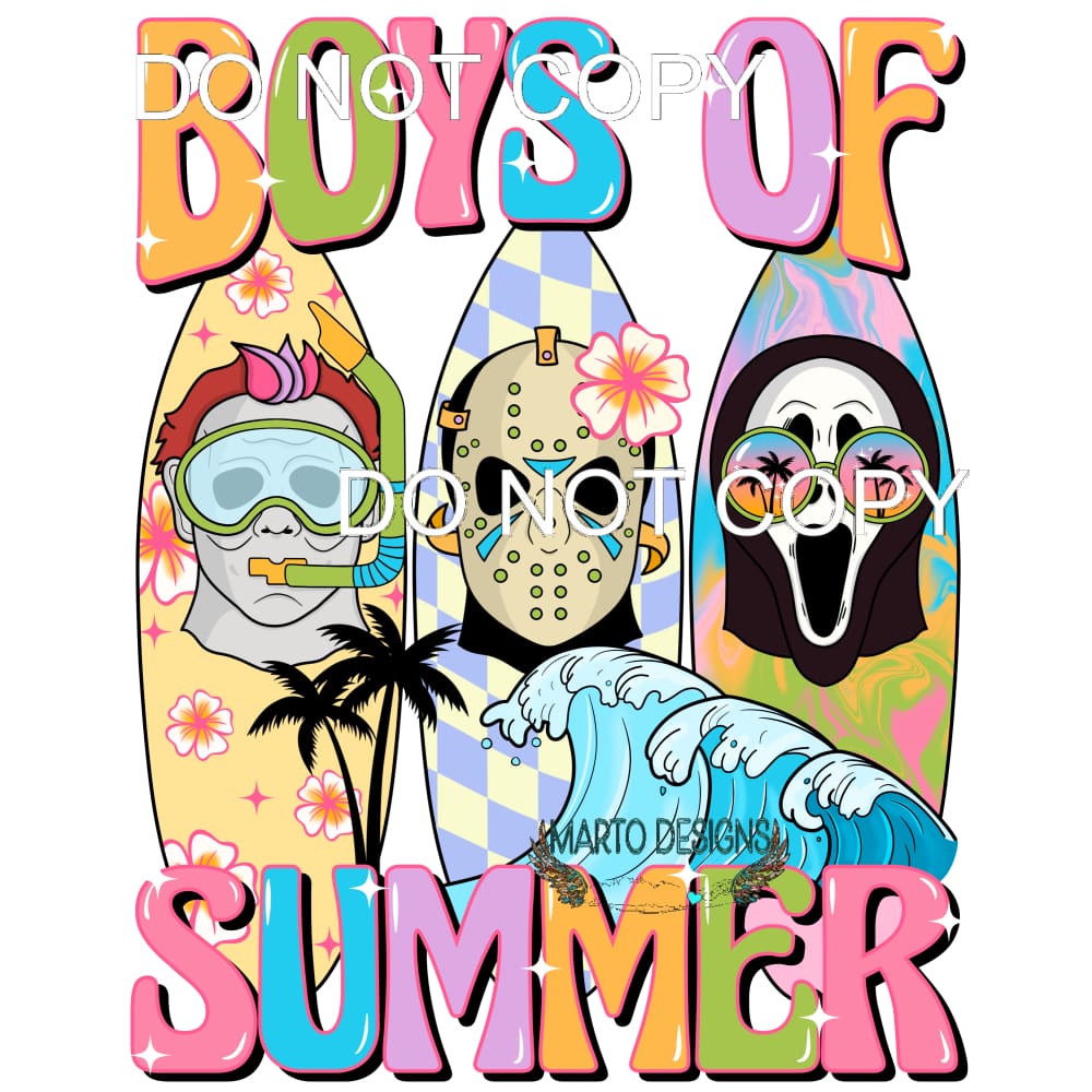 Boys Of Summer #11444 Sublimation transfers - Heat Transfer