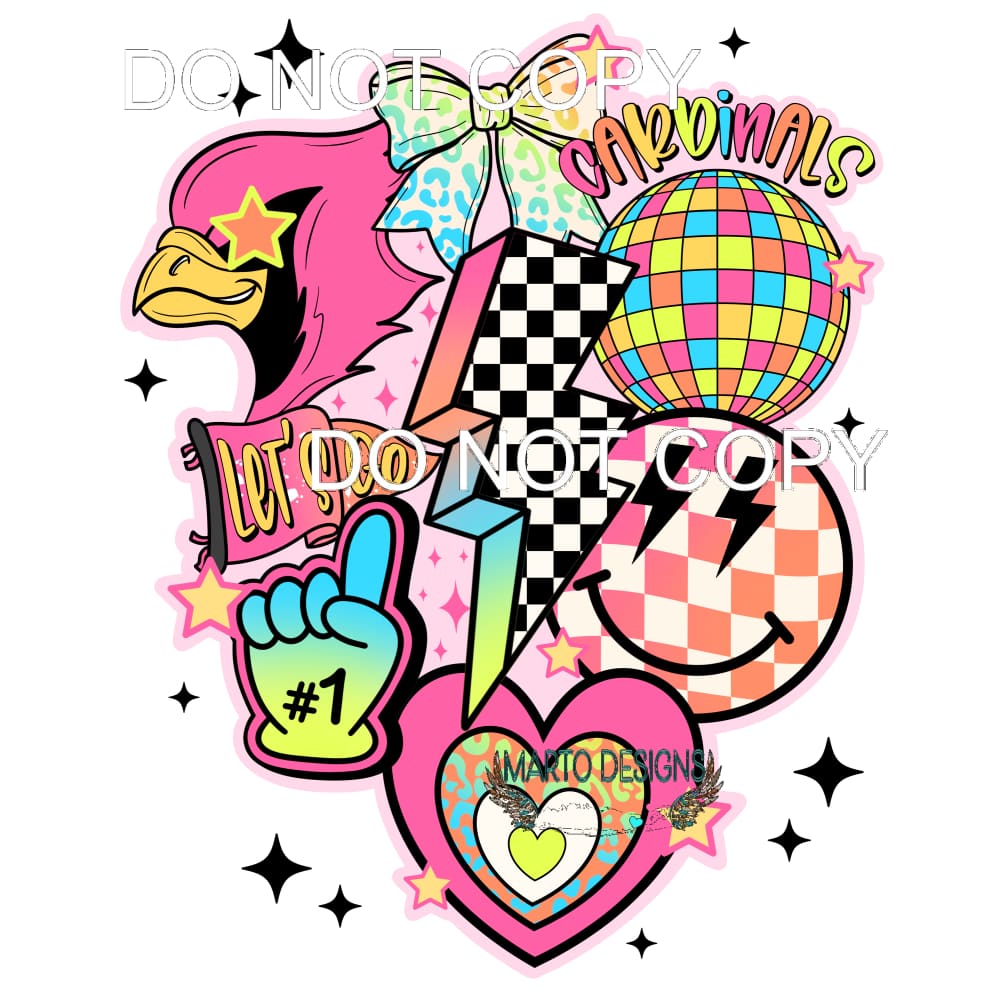 Cardinals #11451 Sublimation transfers - Heat Transfer