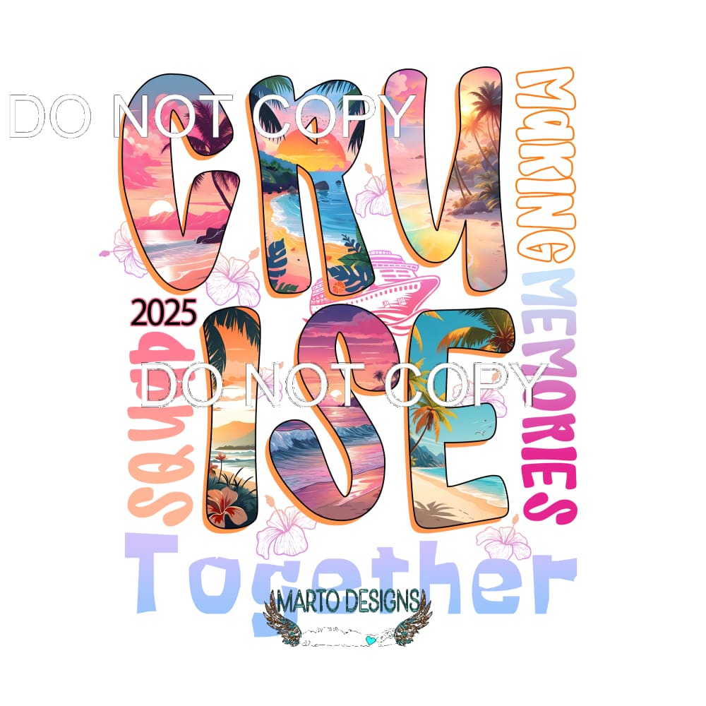 Cruise #11505 Sublimation transfers - Heat Transfer Graphic