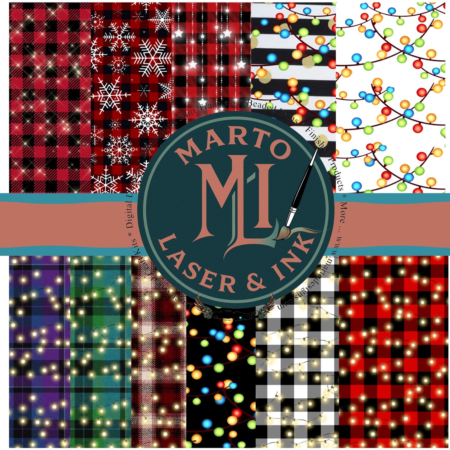 Lights MLI # PP003 Printed Decorative – 8.5 x 11 Sheets