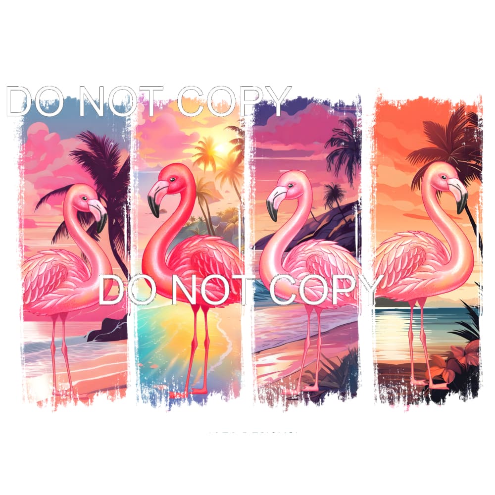 Flamingo #11508 Sublimation transfers - Heat Transfer