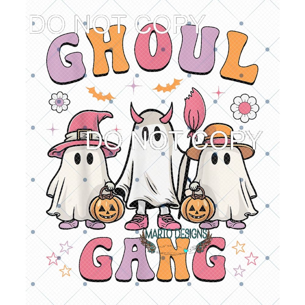 Ghoul Gang # 1007 Sublimation transfers - Heat Transfer