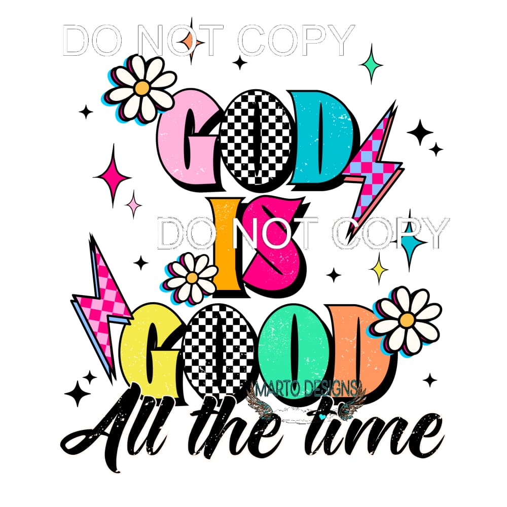 God Is Good #11452 Sublimation transfers - Heat Transfer