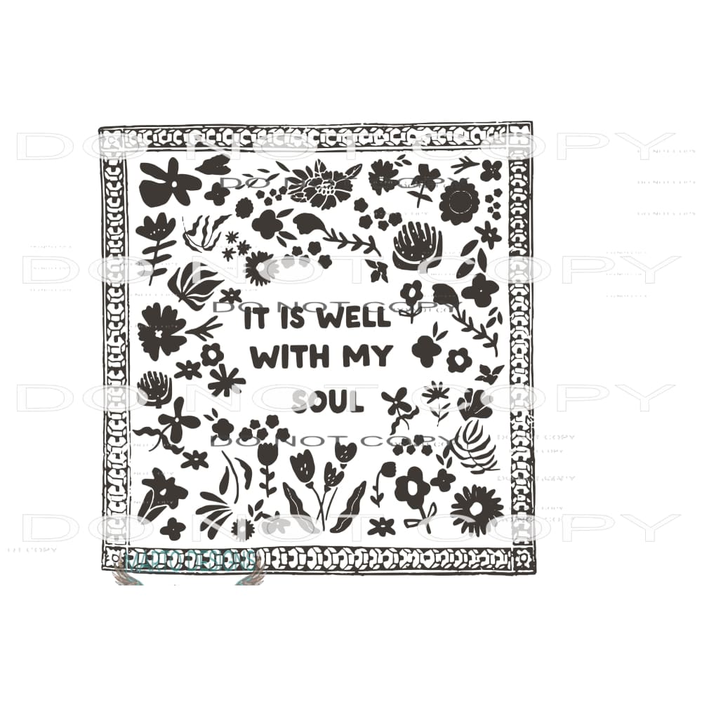 It is well with my soul # 8303 Sublimation transfers - Heat