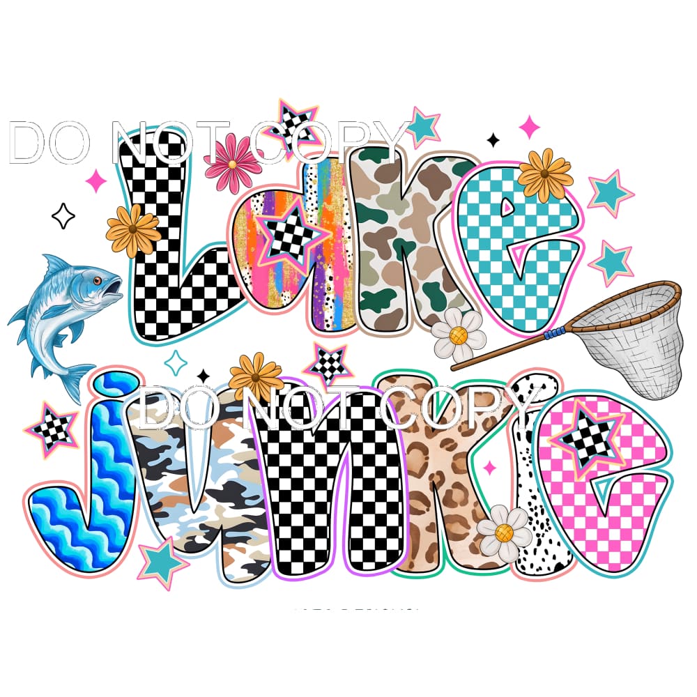 Lake Junkie #11514 Sublimation transfers - Heat Transfer