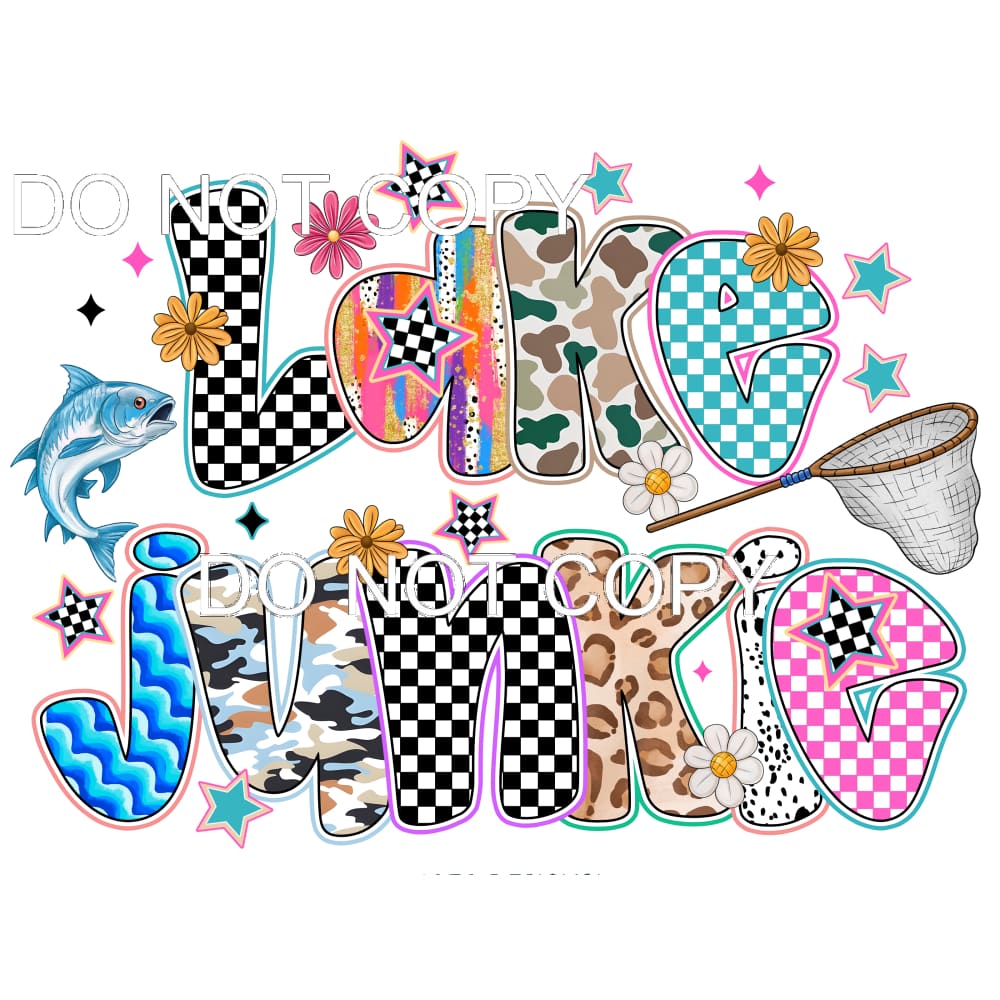 Lake Junkie #11525 Sublimation transfers - Heat Transfer