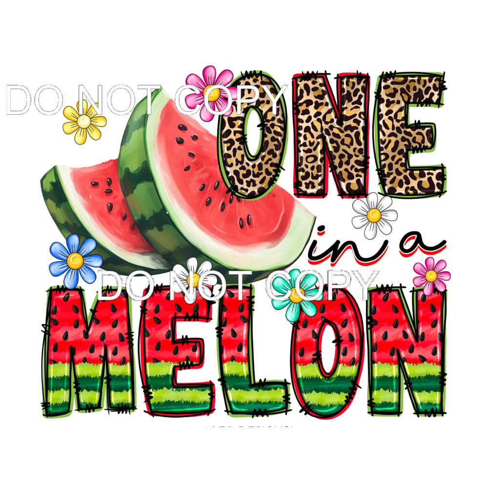 One In A Melon #11503 Sublimation transfers - Heat Transfer