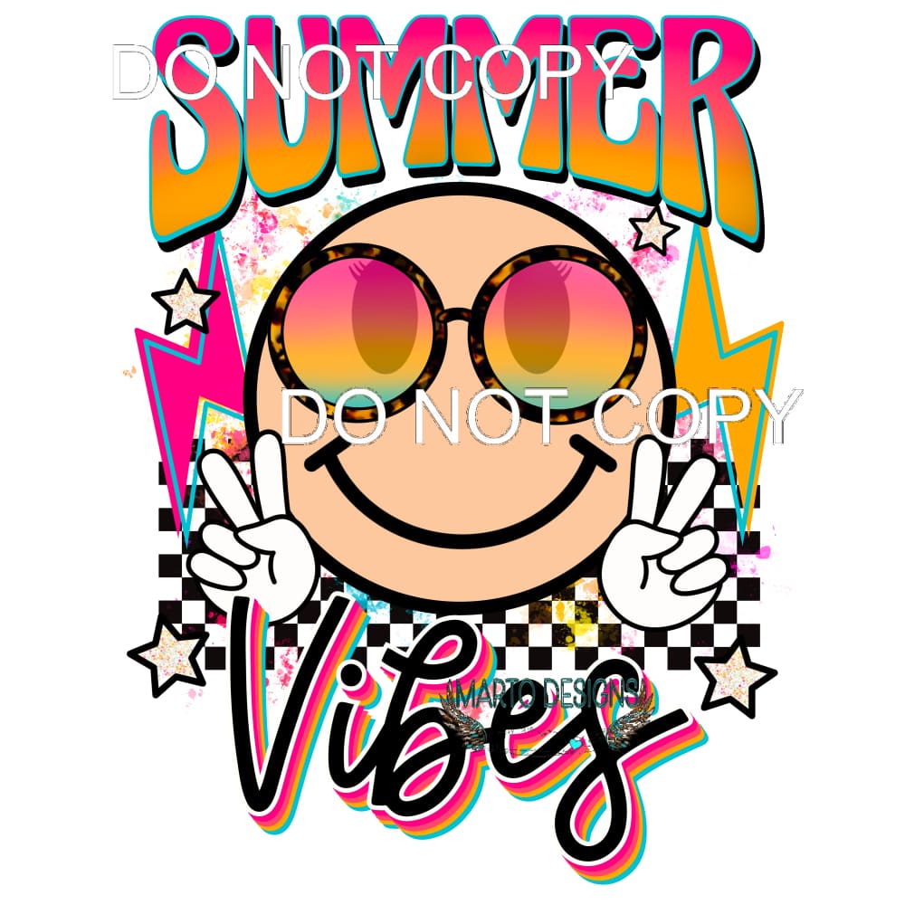 Summer Vibes #11399 Sublimation transfers - Heat Transfer