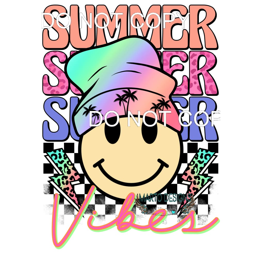 Summer Vibes #11401 Sublimation transfers - Heat Transfer