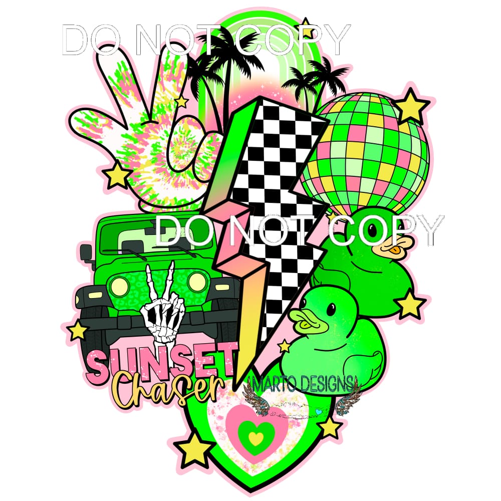 Sunset Chaser #11405 Sublimation transfers - Heat Transfer