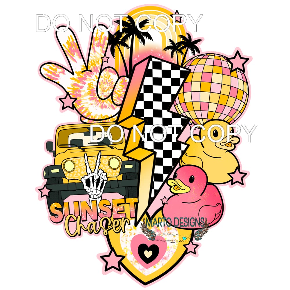Sunset Chaser #11408 Sublimation transfers - Heat Transfer