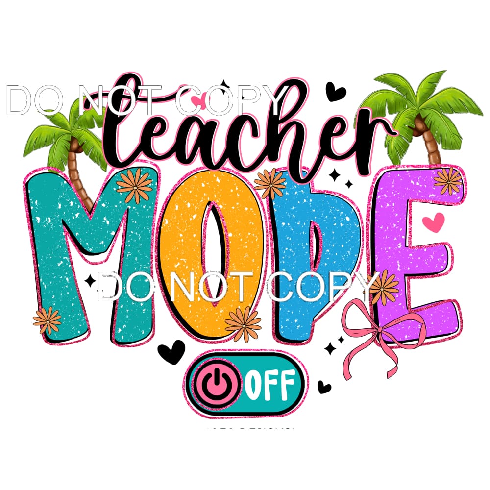 Teacher Mode #11548 Sublimation transfers - Heat Transfer