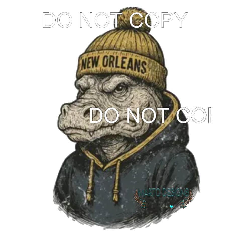 Vintage new Orleans Mascot # 2229 Sublimation transfers