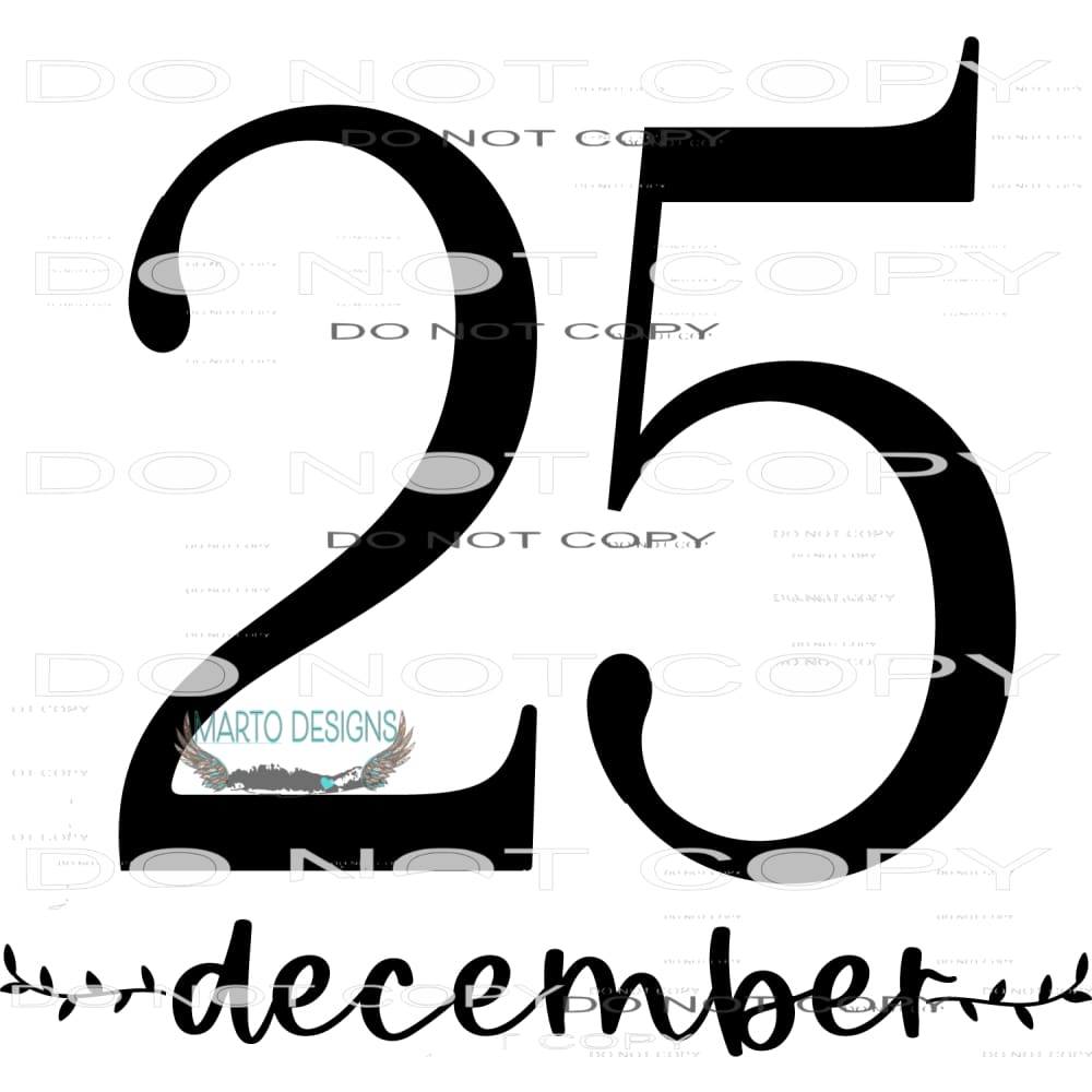 25 December #7889 Sublimation transfers - Heat Transfer