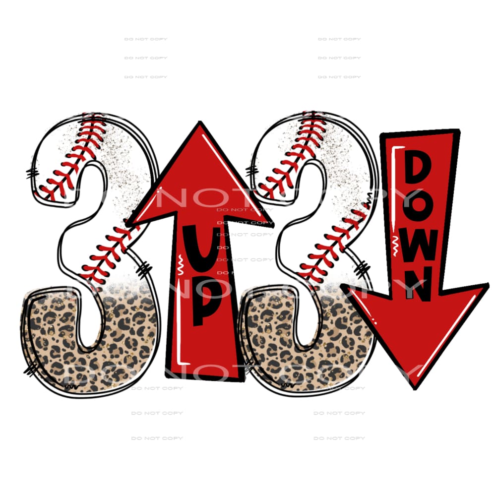 3 up 3 down #4314 Sublimation transfers - Heat Transfer