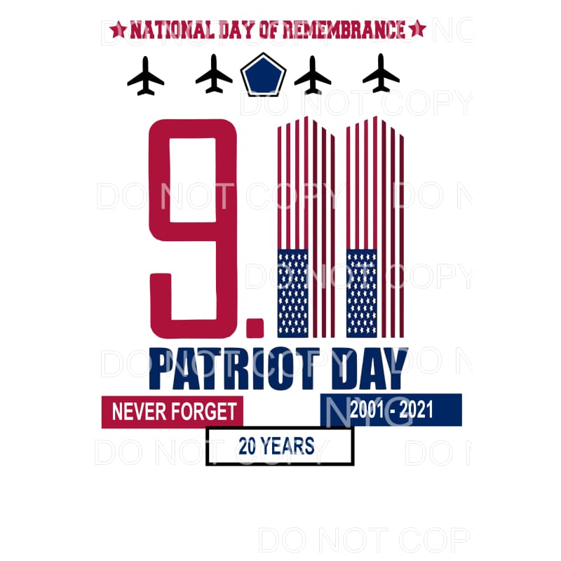 911 # 912 patriots day never forget Sublimation transfers -