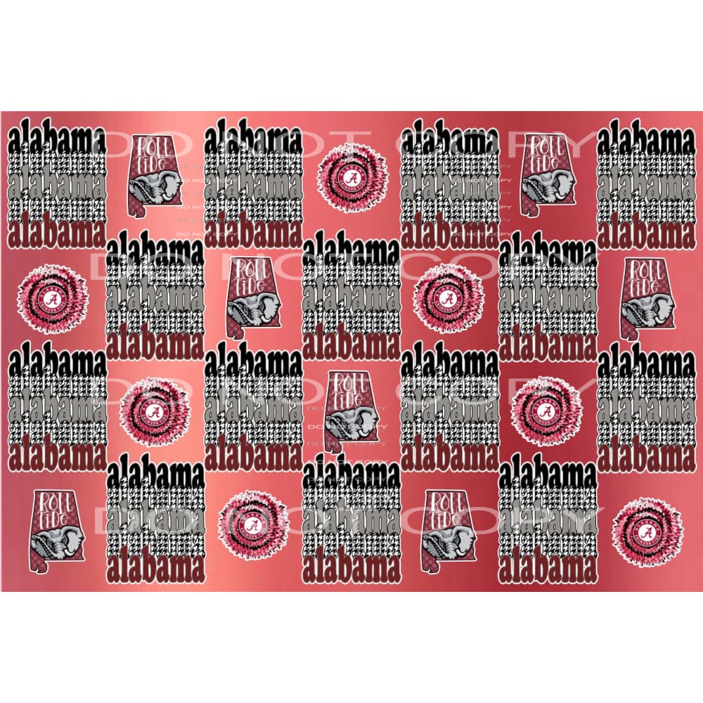 Alabama 4 Sublimation transfers - Heat Transfer
