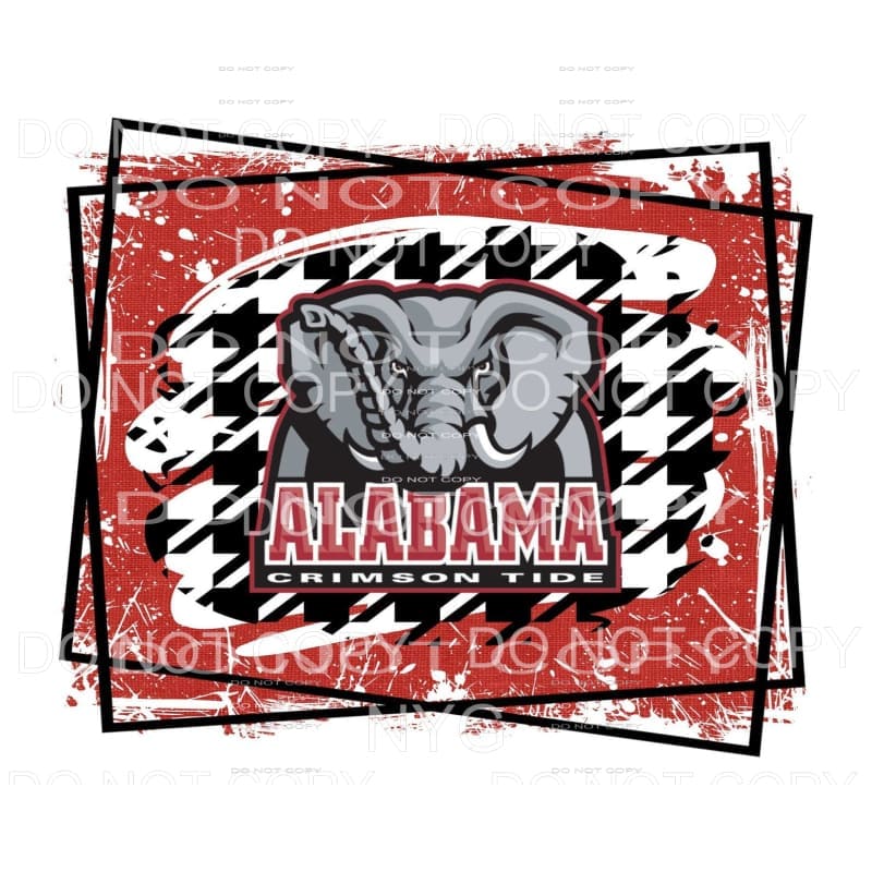 Alabama Crimson Tide Elephant Football Mascot Red