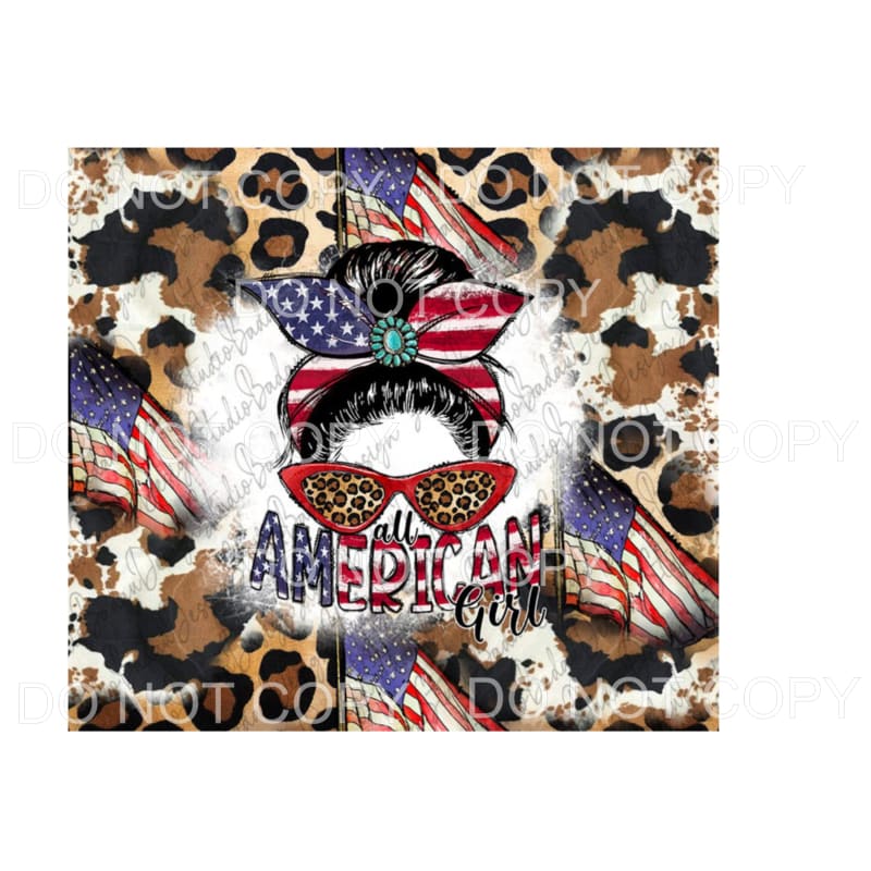 all american girl # 5 1.00 Sublimation transfers - Heat