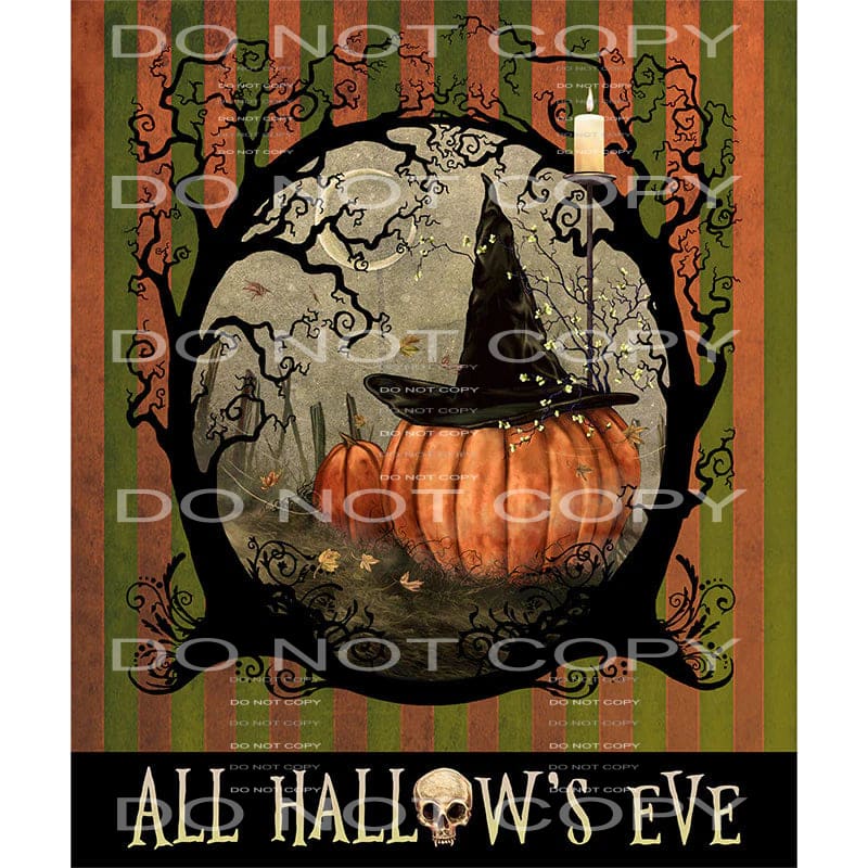 all hallow’s eve #7711 Sublimation transfers - Heat Transfer