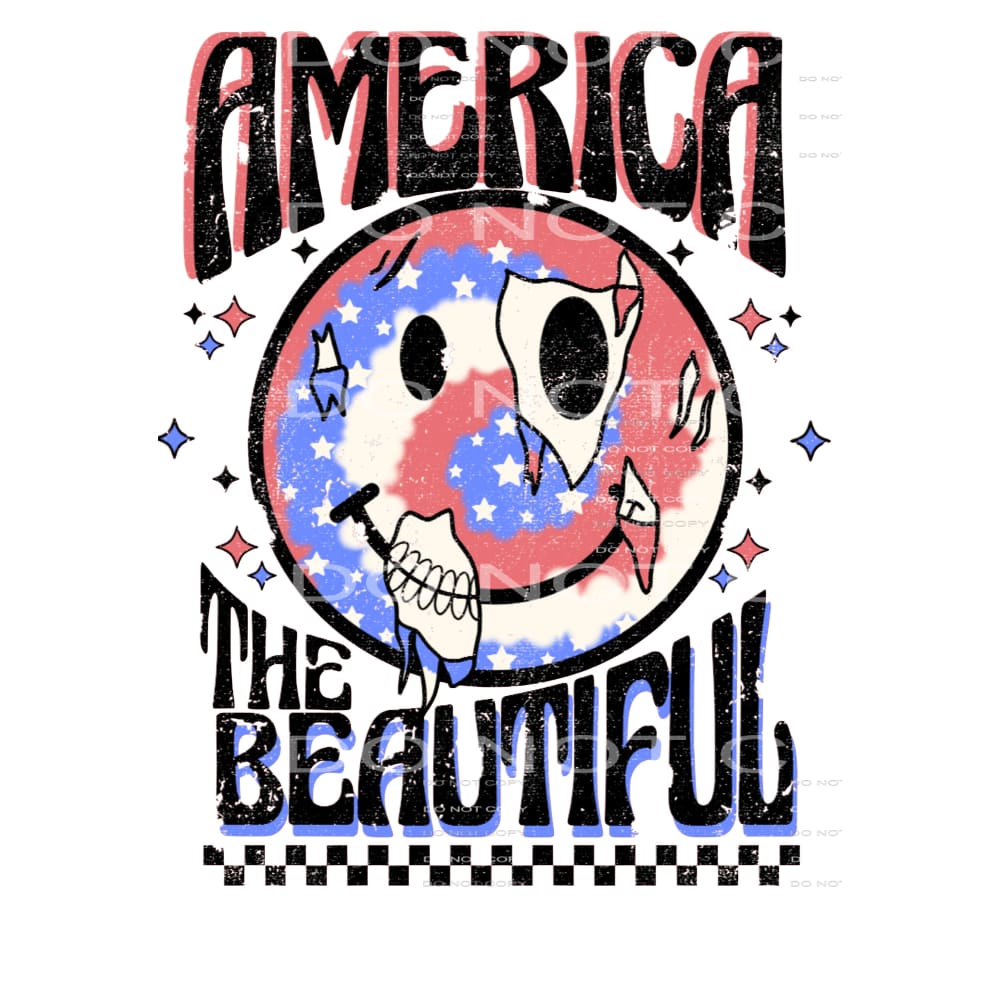America #3553 Sublimation transfers - Heat Transfer Graphic