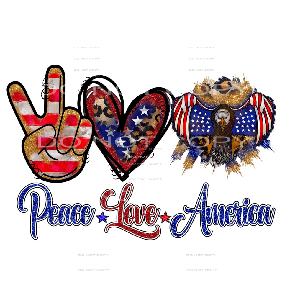 America #3583 Sublimation transfers - Heat Transfer Graphic