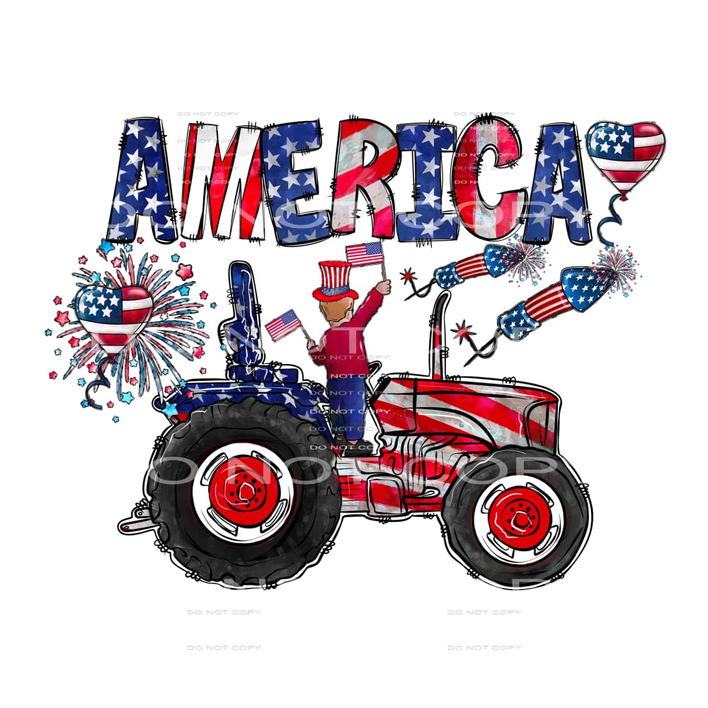 America #3638 Sublimation transfers - Heat Transfer Graphic