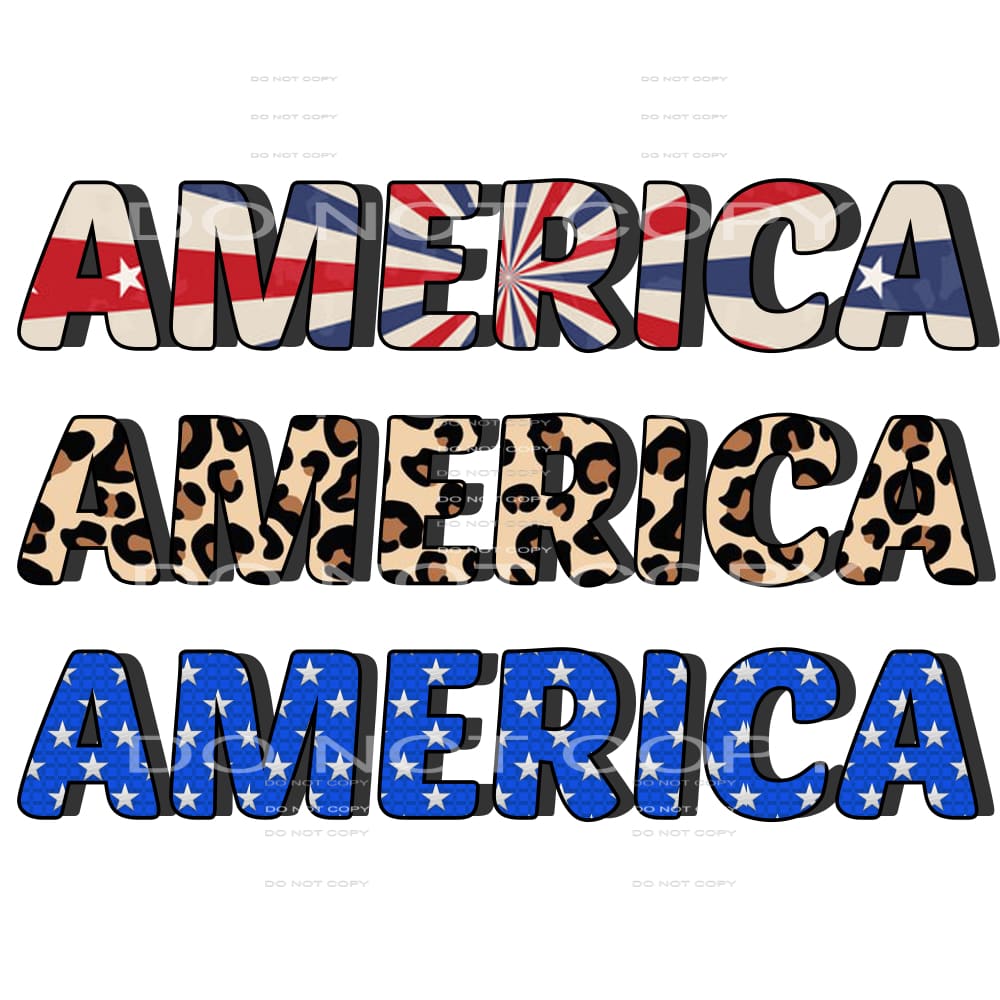 America #5305 Sublimation transfers - Heat Transfer Graphic