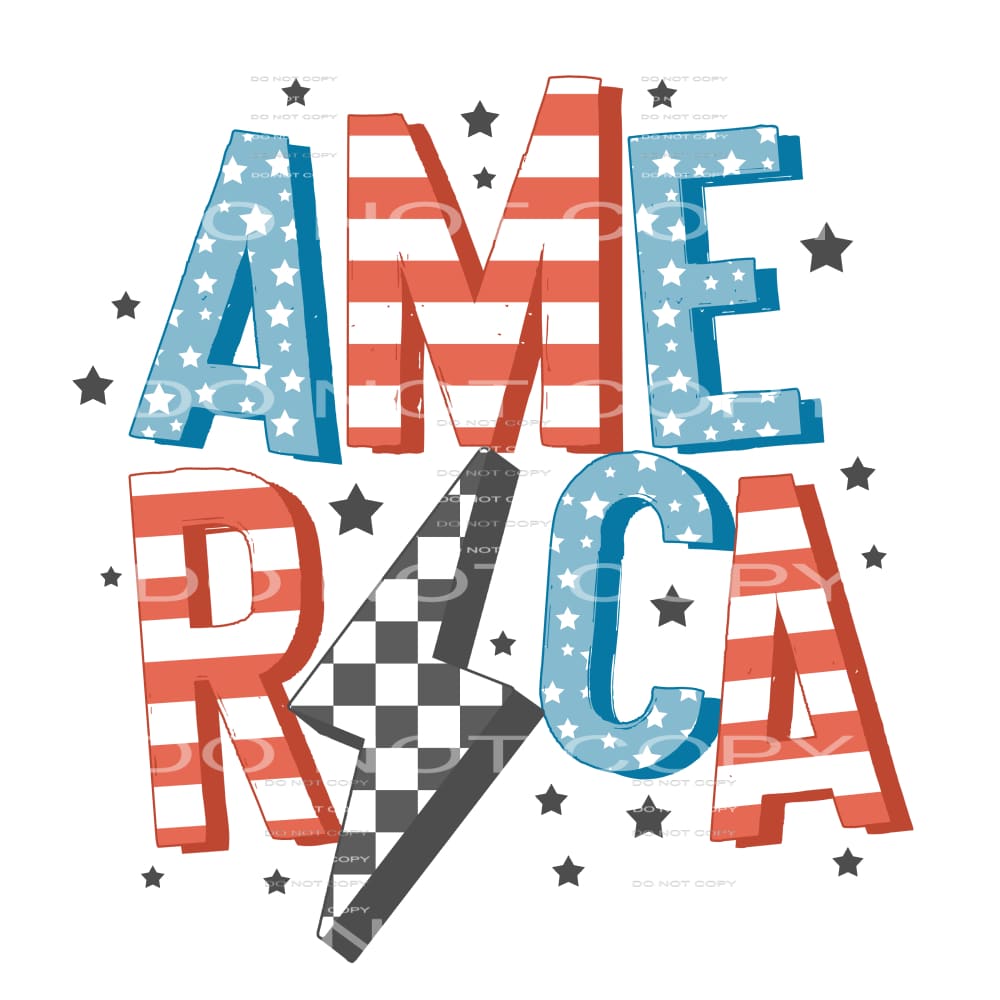 America #6741 Sublimation transfers - Heat Transfer