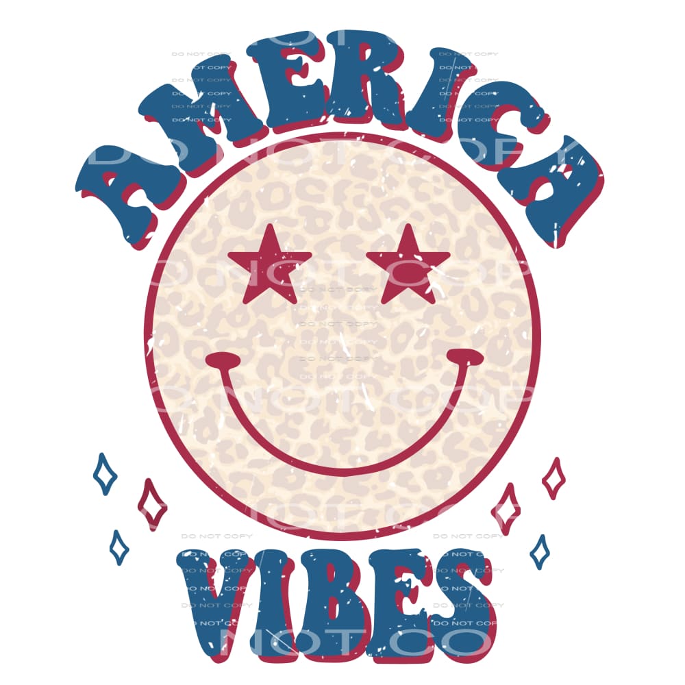 America Vibes #5315 Sublimation transfers - Heat Transfer