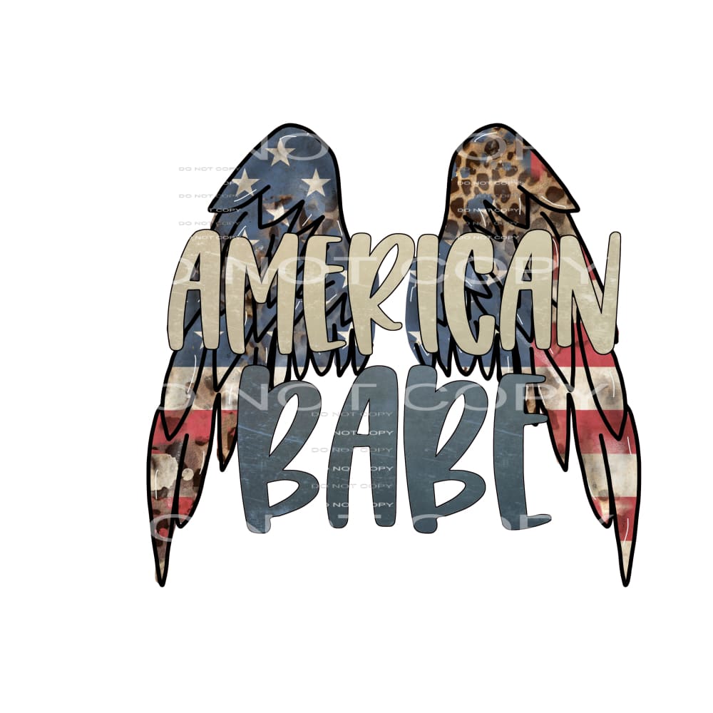 american babe #4116 Sublimation transfers - Heat Transfer