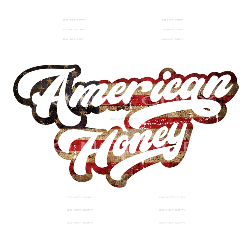 American honey # 254 Sublimation transfers - Heat Transfer