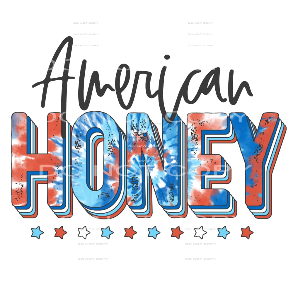 American honey #6755 Sublimation transfers - Heat Transfer