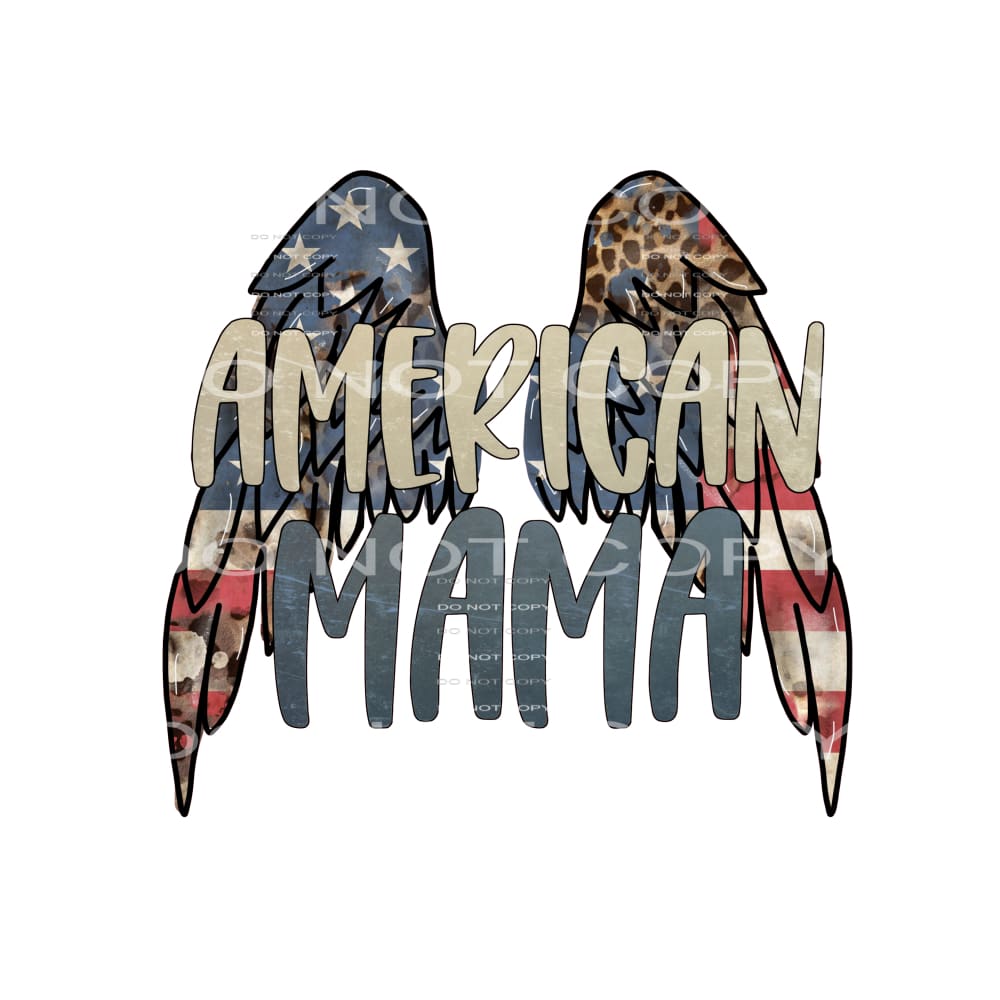 american mama #4119 Sublimation transfers - Heat Transfer
