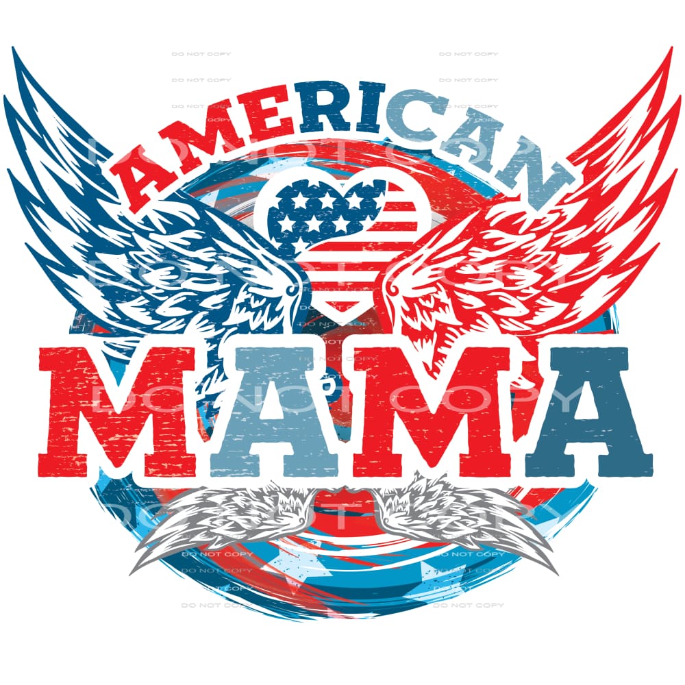 American Mama #5355 Sublimation transfers - Heat Transfer
