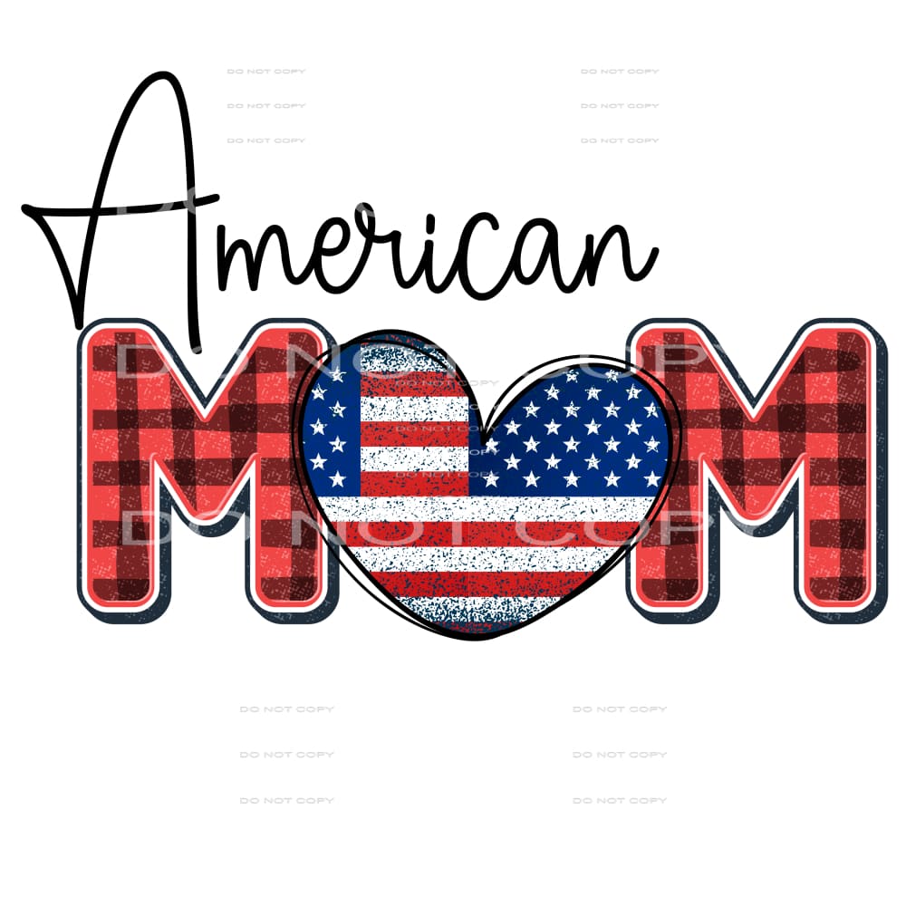 American mom # 238 Sublimation transfers - Heat Transfer