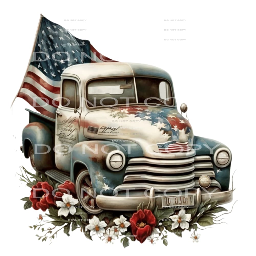 American Trucks #5729 Sublimation transfers - Heat Transfer