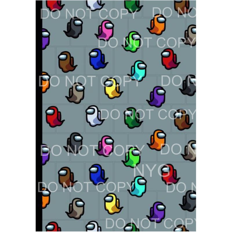 Among Us Sheet #2 Sublimation transfers - 13 x 9 inches -