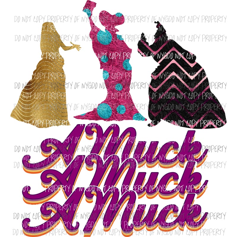 Amuck hocus pocus 2 Sublimation transfers Heat Transfer