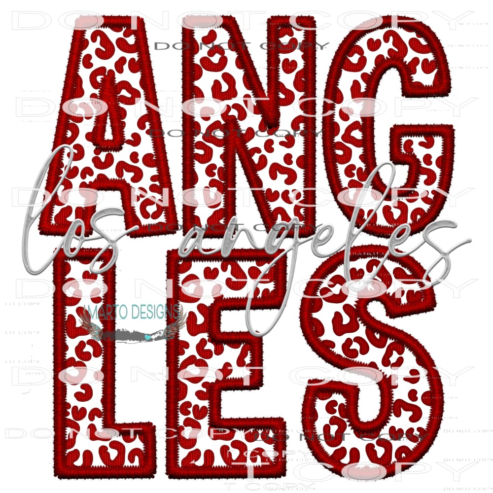 Angles Los Angles #7857 Sublimation transfers - Heat