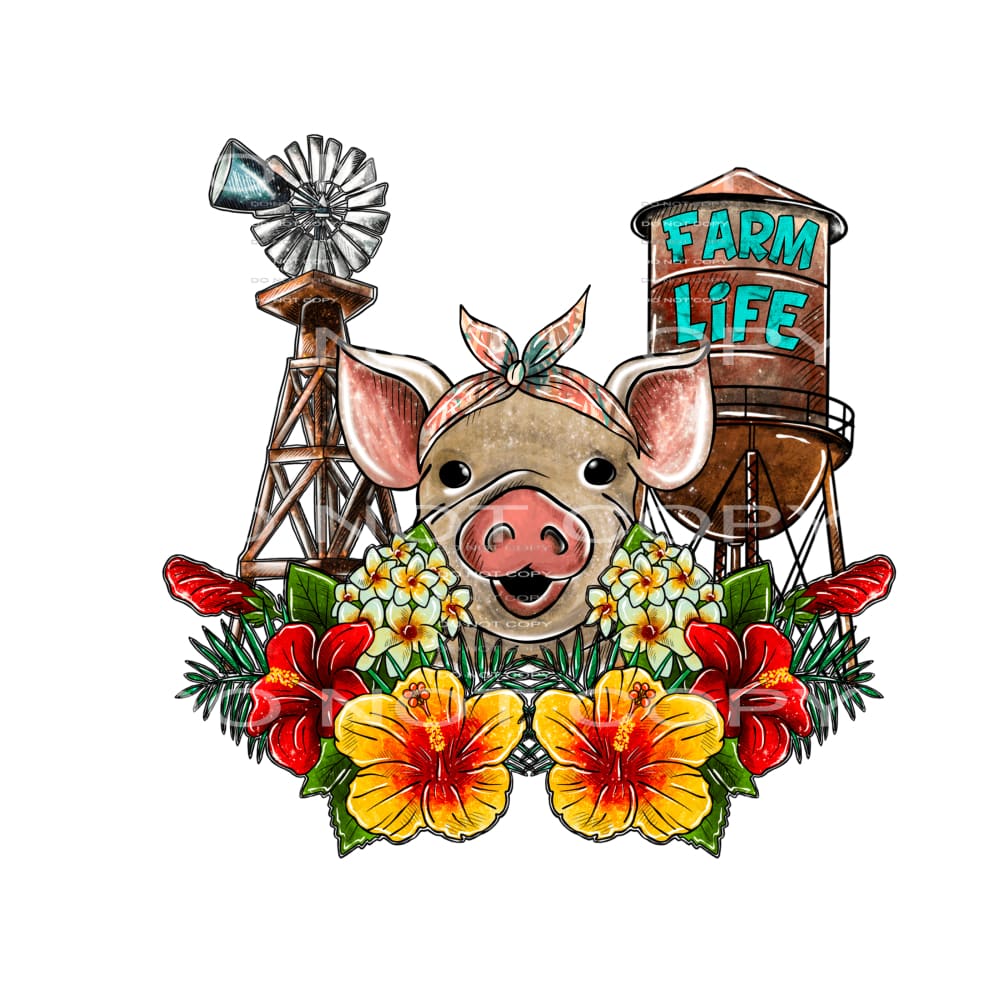 Animals and Farms #3668 Sublimation transfers - Heat