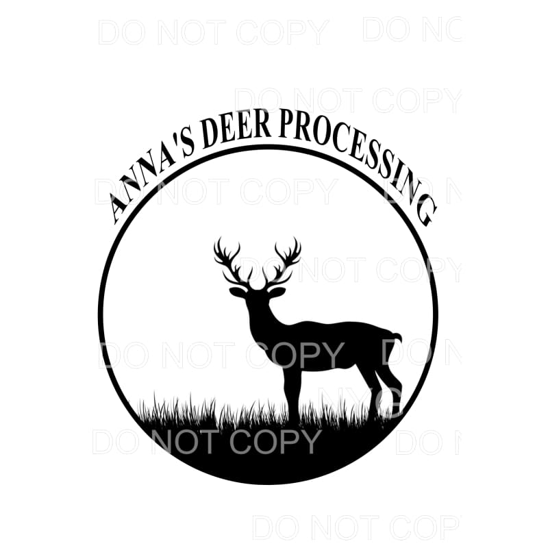 annes deer processing custom # 466 Sublimation transfers -