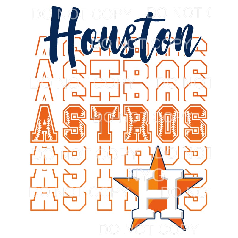 Astros # 3073 Sublimation transfers - Heat Transfer