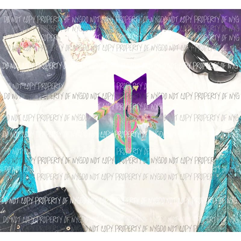 Aztec watercolor 2 Sublimation transfers Heat Transfer